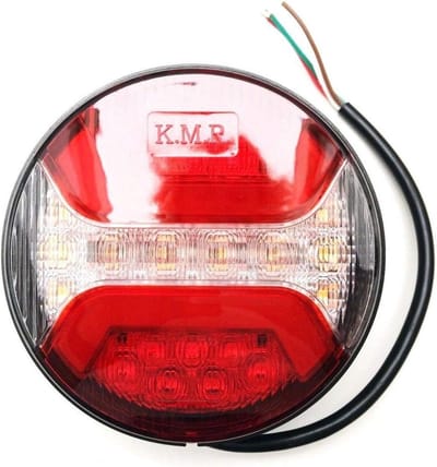 Universele Ronde LED Achterlicht Set met Remlicht en Knipperlicht voor Aanhanger en Vrachtwagen