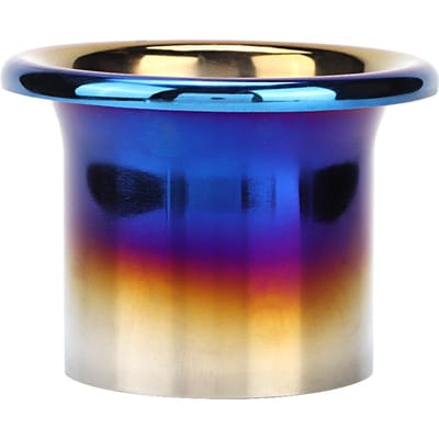 3 inch Koude Luchtinlaat Trechter Systeem Turbo Hoorn RVS Blauw blue
