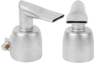 2 stuks 20mm 90 graden schuin lasmondstuk voor hete luchtpistool, accessoires voor precisielassen, geschikt voor verschillende toepassingen