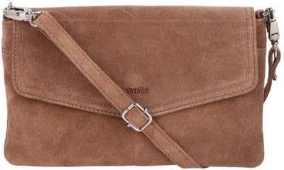 DSTRCT Portland Road Clutch voor Dames - Leer - Taupe