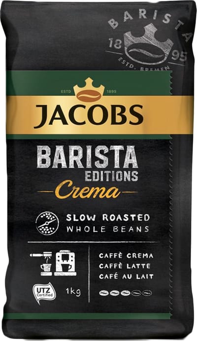 JACOBS Barista Crema, Kawa ziarnista, 1000g