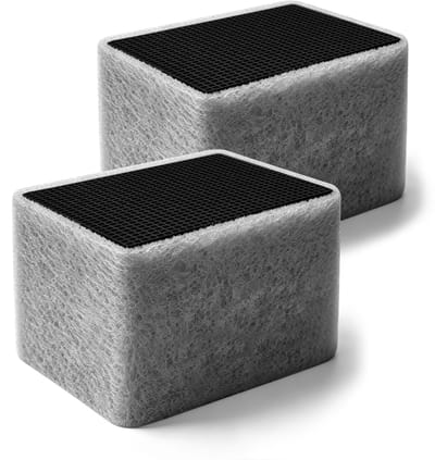 2 x keramisch filter type 3 geschikt voor Geberit AquaClean - vervangt 147.072.00.1 & 242.999.00.1 - keramisch reinigingsfilter voor douche-wc, geurafzuiging - compatibel met AquaClean Mera, Tuma & Sela