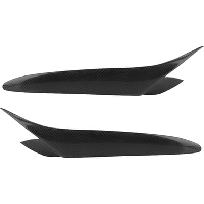 1 Paar Auto Echte Koolstofvezel Koplamp Wenkbrauw Ooglid Trim voor Mazda RX8 20042008