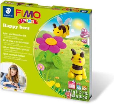 FIMO kids 8034 - ovenhardende boetseerklei - Form&Play set "Happy Bees"