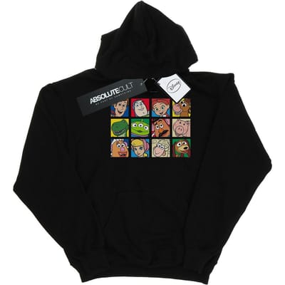 Disney Heren Toy Story Character Squares Hoodie (Zwart)