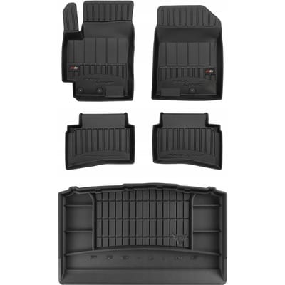 FROGUM Proline – Automatten Set + Kofferbakmat – Geurloos TPE – KIA Stonic (vanaf 2017)