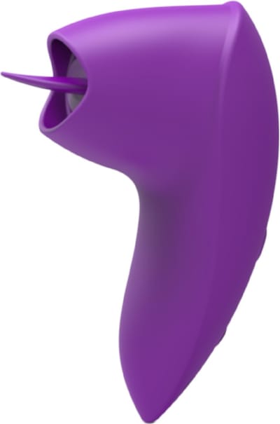 Cupitoys® Vibrator met tong - 8cm - Paars - 12 standen - Vibrators voor vrouwen en mannen - Sex toys voor vrouwen en mannen