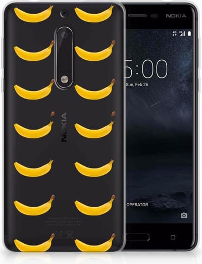 Nokia 5 Siliconen Case Banana