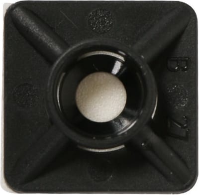 Kortpack - Zwarte plakzadels - 19mm x 19mm - 100 stuks per verpakking - (099.8953)