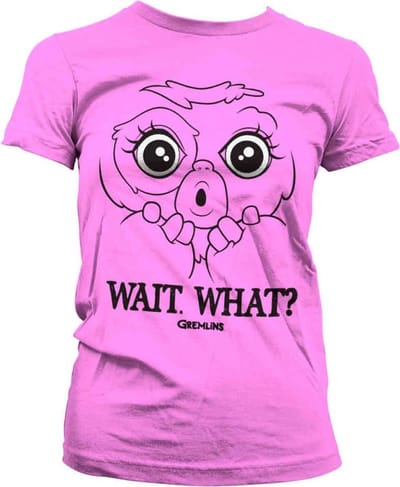 Gremlins Dames Tshirt -S- Wait. What? Roze