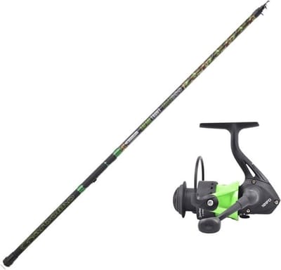 Garbolino Combi Safari Trout Regelbaar Compact 2.25-3.80m - Max 30g - Molen Safari Spin 101FD