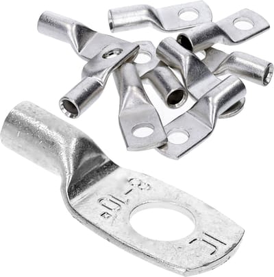 10 stuks Kalitec HR10-8 standaard buiskabelschoenen 10 mm² M8 I zonder kijkgat I Made in Germany