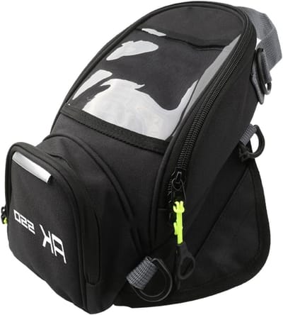 Motorfiets Tanktas - Navigatie Tas - Motor Rijden - Waterdichte Hoes - 16x32cm - Zwart