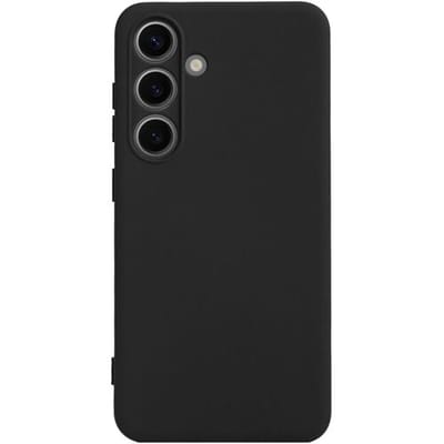 Ceezs goedkoop siliconen case geschikt voor de Samsung Galaxy A15 hoesje - Optimale bescherming - silicone back cover (zwart)