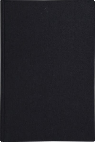 Exacompta Register 35x22,5cm - geruit 5x5 - genummerd - 500 blad - Zwarte canvas - 7559D