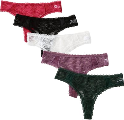 Emilie collection - ondergoed - string - kant - luxe - multipack 5 stuks