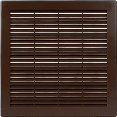 Vierkant ventilatierooster 30,5 x 30,5 cm met geïntegreerd muggennet voor badkamer en keuken