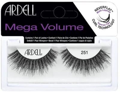 Ardell Mega Volume 251 - Kunstwimpers op strip - Grote volume, 1 paar