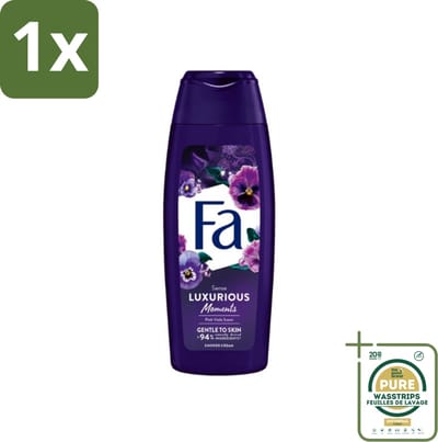 1 x Fa - Luxurious Moments - Douchecrème - Roze Viooltjes - 250 ml- Douchecrème - Roze Viooltjes - Luxe Douchecrème - Huidverzorging - Geur Van Roze Viooltjes