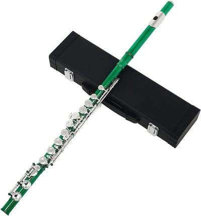 Studenten Fluit - Houtblazer Instrument - Muziek Maken - 16 Gaten C Toon - 66.8 cm - Groen