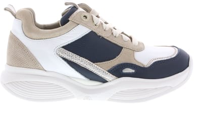 Dames Veterschoenen Xsensible Swx28 Navy Combi Hx Donkerblauw - Maat 37