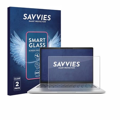 2 Stuks Savvies Screenprotector - geschikt voor HP EliteBook 8 G1i 13" - beschermfolie glas transparant