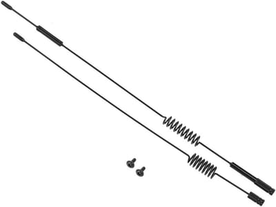 Duurzame metalen decoratieve antenne voor RC auto, 2 stuks, accessoires voor crawler en modelbouw voertuigen