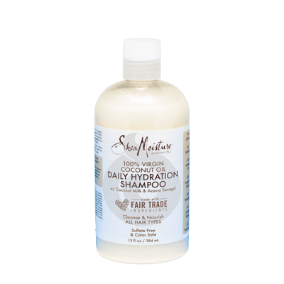 SheaMoisture, Shampoing hydratant quotidien, au lait de coco et à la gomme arabique, 13 fl oz (384 ml)