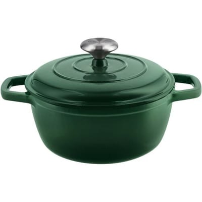 SILVERCREST Gietijzeren pan, Ø21 cm (Groen)