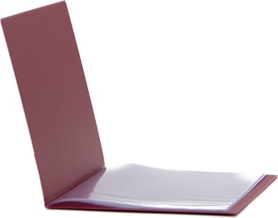 Goodline® - PVC Portfoliomap geschikt voor 12 pagina's - type Classic-Bordeauxrood