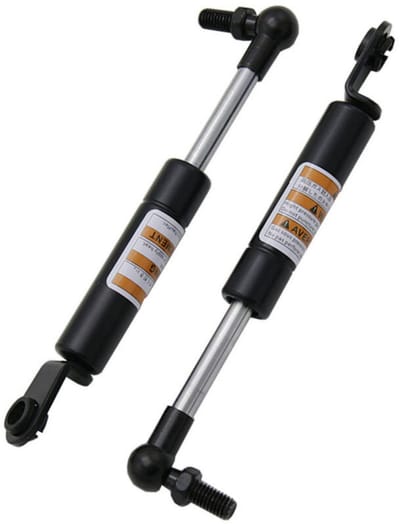 TOVBMUP Tmax 500 stoellift steunarm - schokdemper hefarm - motorfiets stoel opbergdoos stangbeugel - voor Yamaha T-max 500 2008-2018, T-Max 530 2012-2018 - 2 stuks - zwart