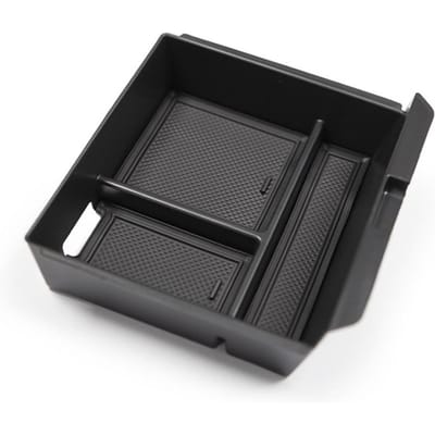 Middenconsole Organizer Opbergdoos Vervanging voor Tesla Model 3 2024 Silicagelmateriaal Center Console Organizer Silica Gel Material zwart