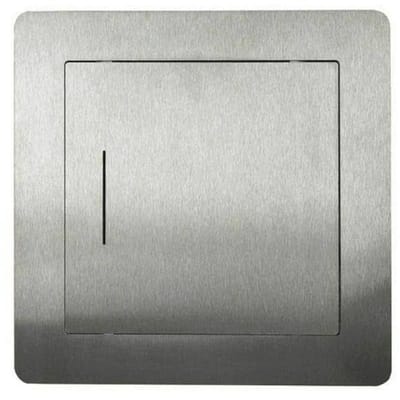 Inspectiedeur Roestvrij Staal met Inbouwframe - 300x300 mm