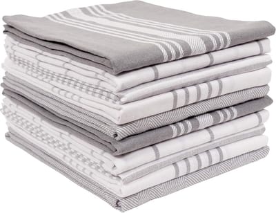 Set van 10 Keukentextiel Handdoeken Platte Stijl Absorberend Zacht 45x70 cm