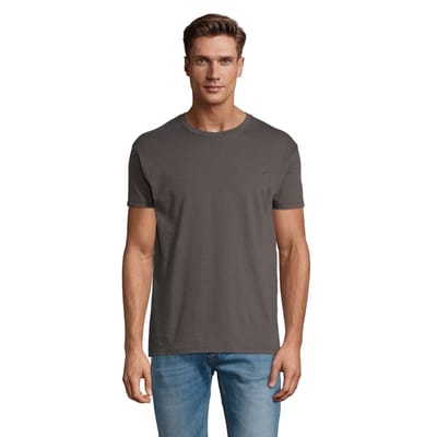SOLS Heren Regent T-Shirt met korte mouwen (Donkergrijs)