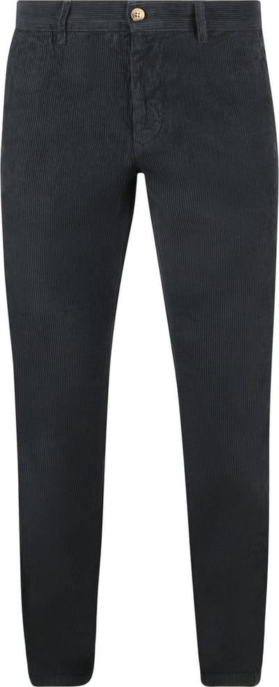 Steppin' Out Chino broek Flemm Corduroy Donkerblauw (navy) - Maat 46 - Heren - Mannen broeken