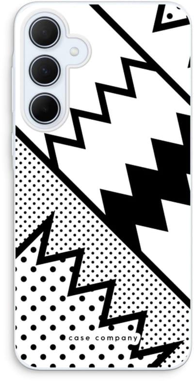 Case Company® - Hoesje geschikt voor Samsung Galaxy A35 hoesje - Pop Art #5 - Soft Cover Telefoonhoesje - Bescherming aan alle Kanten en Schermrand