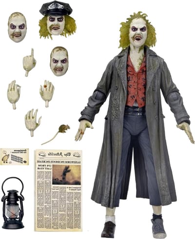 Actiefiguur Beetlejuice - Verzamelbeeldje Film - Film Verzamelen - Officieel Gelicentieerd - 7 inch schaal - Multicolor