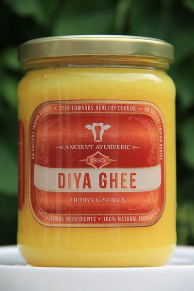 Diya Ghee - traditioneel bereide ghee van grasgevoerde koeien - 500 ml