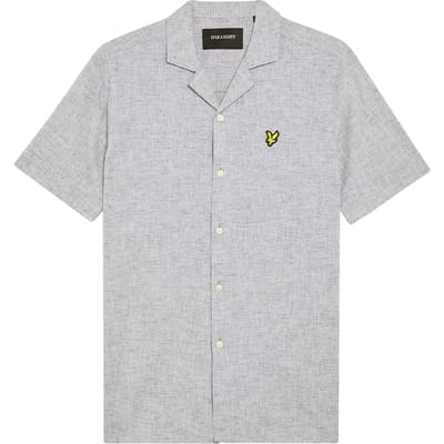 Overhemd van linnenmix Lyle & Scott Oxford