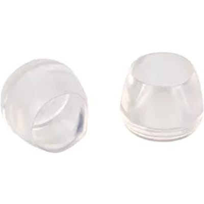 Fix-o-moll Meubeldop Soft - Voor Buitengebruik - Rond Pvc Transparant - Diam. 18mm - 4 Stuks