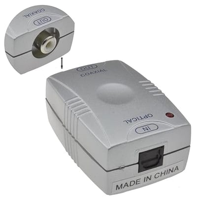 Optische TOS Toslink naar RCA Coax converter Profile