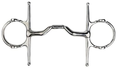Metalab Elite-trensbit Met Brug Zilver 13.5 cm
