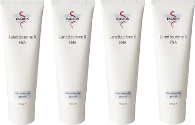 4x Fagron Lanettecrème II FNA - 100 ml - Voordeelverpakking!