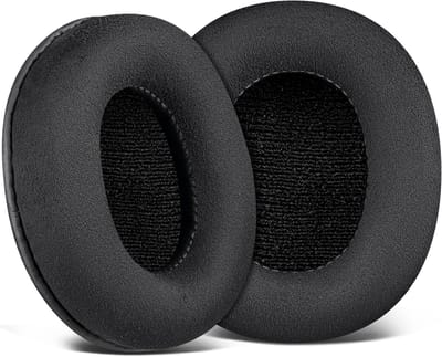 Dailygoods - SOULWIT Micro Suede Vervangende Oorkussens voor Sony MDR-7506 MDR-V6 MDR-V7 MDR-CD900ST Monitor Hoofdtelefoon, Earpads Cushions met Schuim met Hoge Dichtheid