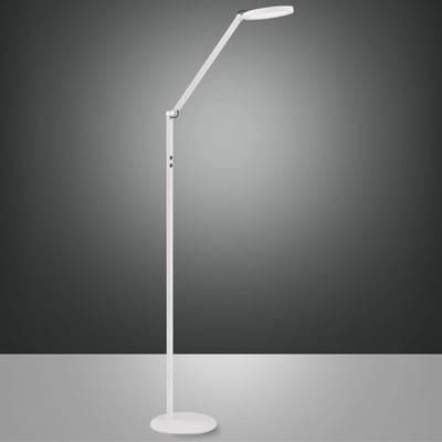 Fabas Luce LED vloerlamp Regina, 1-lamp, wit