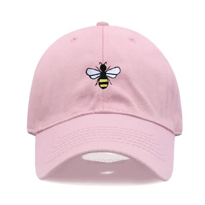 Casquettes de Baseball en Coton Lavé Broderie Abeille pour Hommes Femmes Chapeau Papa Casquette Snapback Réglable Dropshipping gray