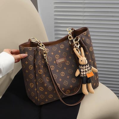 Dames Tote Bag Herfst en Winter Nieuw High-end Grote Capaciteit Commuter en Casual Schoudertas gray