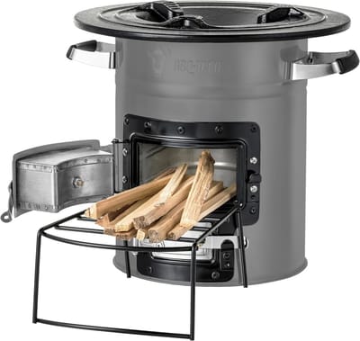 Outdoor Kooktoestel - Raket Oven - Koken in de natuur - Rookvrij en efficiënt