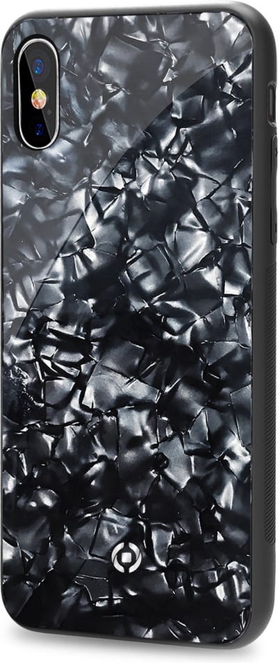 Celly Gelskin Siliconen hoesje - Geschikt voor Apple iPhone X/Xs - TPU Back cover - Zwart